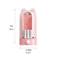 thumbnail image 2 of Organizador Dispensador automático de almohadillas de algodón Soporte para removedor de maquillaje montado en la pared (rosa) Ehuebsd Libre de BPA, 2 of 9