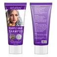 thumbnail image 4 of Hauiodp Purple Shampoo for Blonde, Bleached, Silver, or Brown Highlighted Hair 100ml, Let Hair Gray To Grandma Gray Soft Nourish Dry Hair, 4 of 9