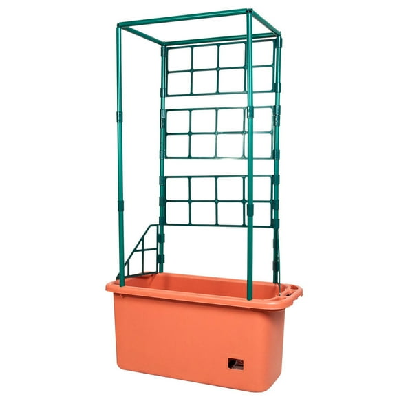 Hydrofarm GCTR Système de Plantation de Tomates 10 Gal & Tour de Treillis 4 Pieds sur Roues