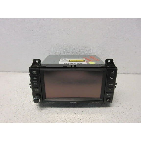 Pre-Owned 2011 Jeep Grand Cherokee AM FM CD DVD HDD Mp3 GPS Navigation Radio RHR OEM LKQ - Verify Specific Vehicle Fitment In Description - (Good)