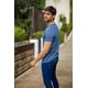 thumbnail image 4 of Paquete De 3 Playeras Alfani Blancas Cuello V Para Hombre, 4 of 7