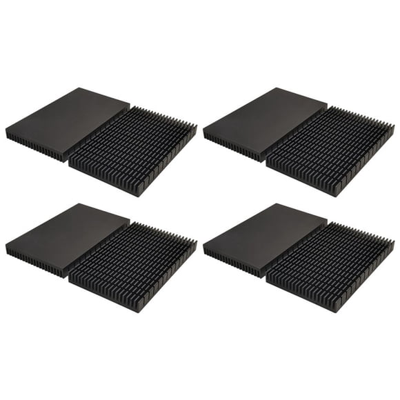 4X Radiador de Aluminio DIY para RTX 3080 3090 Tarjeta Gráfica Parte Trasera VRAM, Placa Trasera MOD GPU 150X90X15mm