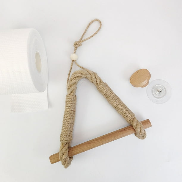 Wood Towel Hooks -Set of 2 Self Adhesive Vintage