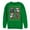 Kelly Green, variant on Men's Star Wars Ugly Christmas Empire Helmets Sweatshirt Navy Blue Medium