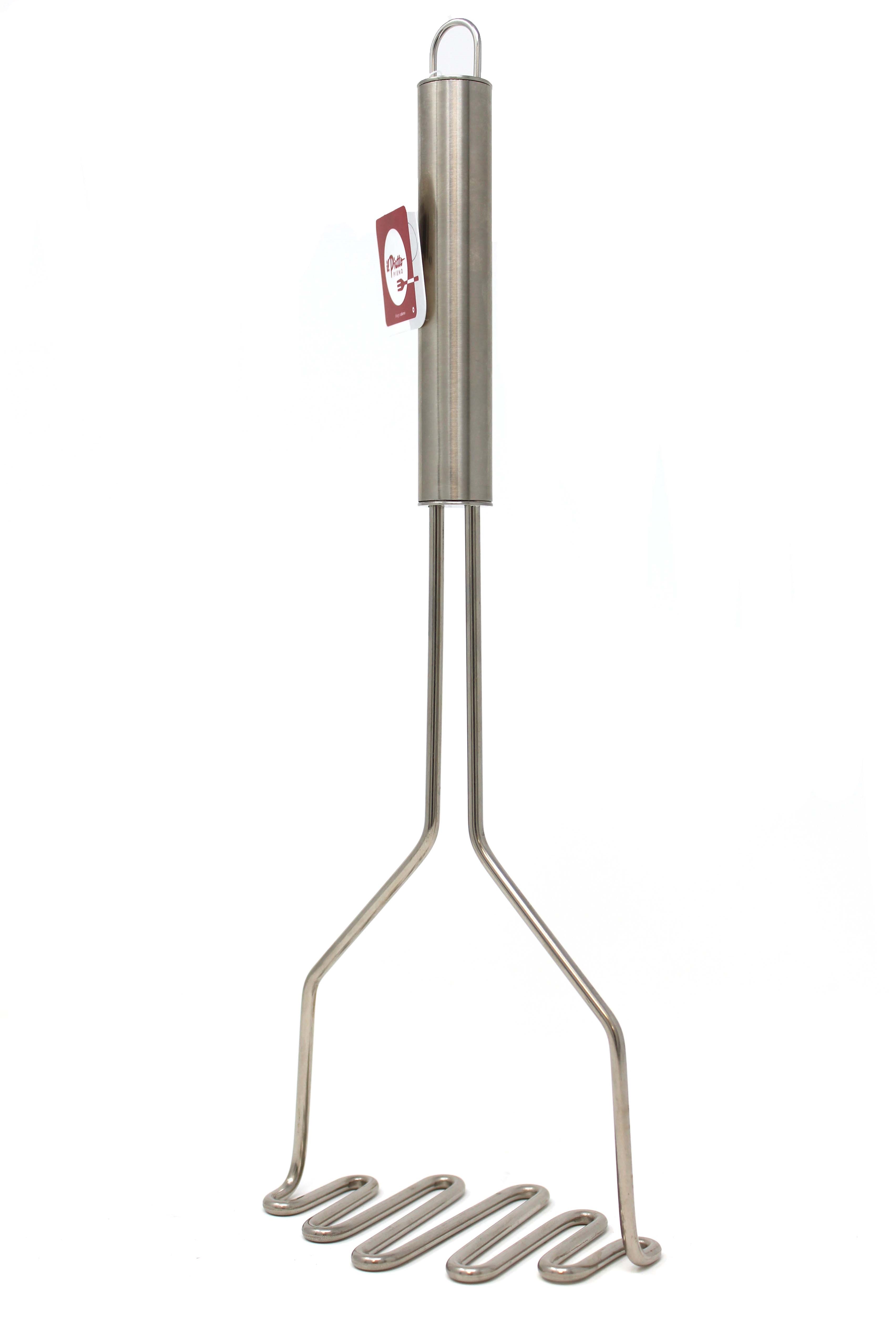 Il Piatto Stainless Steel Potato Masher Sturdy Wire Head for Easy
