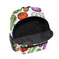thumbnail image 6 of FORMRS School Backpack with Front Zippered Pocket 12" Student Travel Daypack, Vegetables Pattern, 6 of 6
