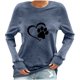 thumbnail image 1 of Camiseta de manga larga con cuello redondo para mujer a la moda, blusa con estampado de otoño, sudadera Fridja czfsfas2209, 1 of 4