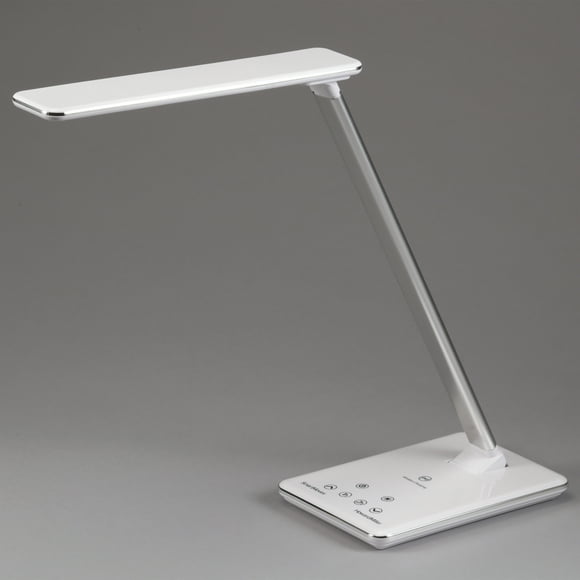 SMARTMOVES WHITE LED DESK LAMP WITH WIRELESS CHARGING DECK