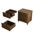 thumbnail image 4 of 3-Piece Bedroom set with a Queen Size Bed and 2 Nightstands,Walnut Brown, 4 of 4