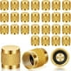 thumbnail image 1 of 1/4inch Flare Cap, Round Brass HVAC Locking Caps,A, 1 of 5