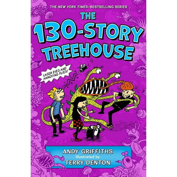 Treehouse Books The 130-Story Treehouse: Laser Eyes and Annoying Flies, Book 10, (Paperback)