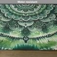 thumbnail image 5 of Ambesonne Green Place Mats Set of 4, Nature Monochrome Mandala Art, Standard Size, Emerald and Green, 5 of 5