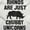 White, variant on Rhinos Are Just Chubby Unicorns Hoodie Sweatshirt Women Men Brisco Brands S