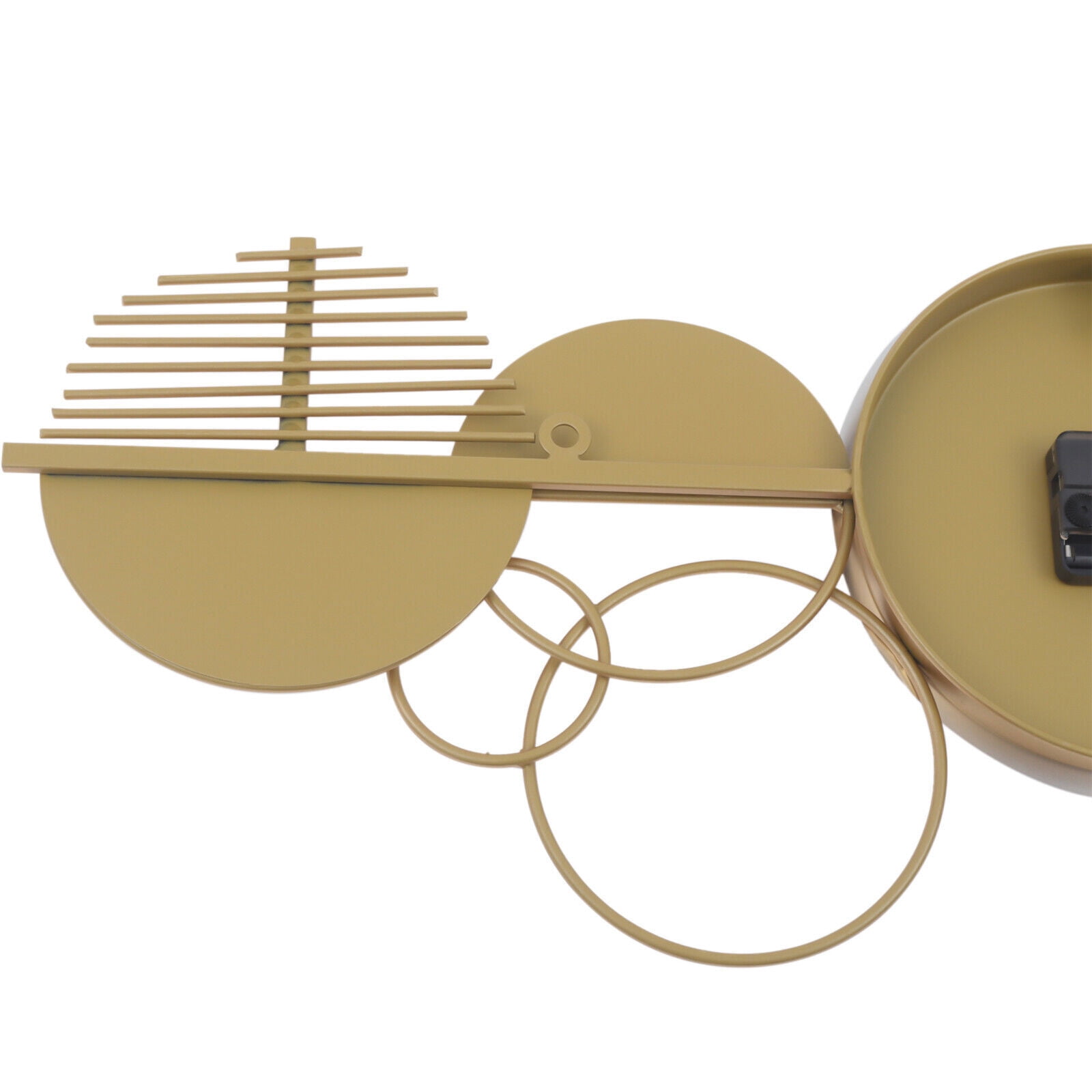 Modern Wall Clock Mid Century Living Large Metal Gold Clock Home Decor