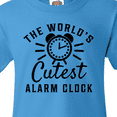 thumbnail image 4 of Inktastic The Worlds Cutest Alarm Clock Youth T-Shirt, 4 of 5