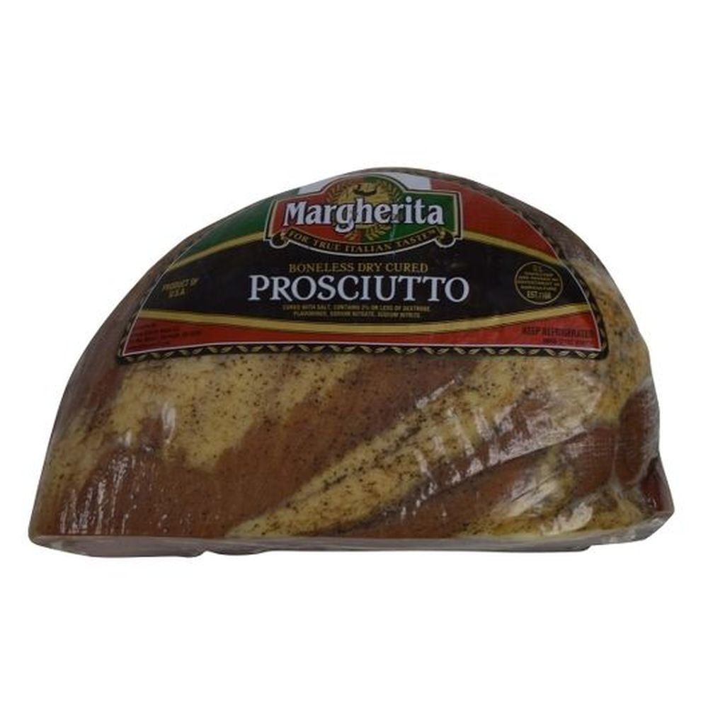 Margherita Boneless Half Dry Cured Prosciutto Ham, 4.5 Pound 2 per