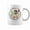 Light Blue, variant on Chip Dippin Margarita Sippin Skull Skeleton Coffee Mugs