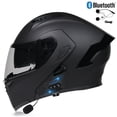 thumbnail image 1 of Casco modular Bluetooth para motocicleta, cara completa abatible aprobada por DOT, 1 of 7