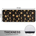 thumbnail image 5 of Kitchen Rugs Sets Of 2,Black Sun Moon Star Pattern Anti Fatigue Kitchen Mat Rugs Non Slip Washable,Decorative Kitchen Floor Mats for Kitchen,Sink,Laundry,17"x47"+17"x47", 5 of 5