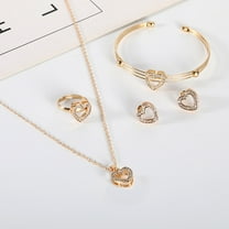 MUSEYA 1 Set Necklace and Earring Set for Women Fashion with Decoration