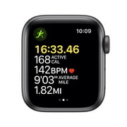(Open Box) Apple Watch SE (1st Gen) GPS + Cellular 40mm Space Gray Aluminum Case Midnight Sport Band - Regular with Family Set Up