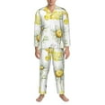 thumbnail image 4 of Kll Sweet Honey Sleepwear Mens Flannel Pajamas,Long Cotton Pj Set, 4 of 9
