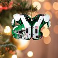 thumbnail image 1 of Christmas Decorations Outdoor Hangs DIY American Football Shoulder Pads And Helmet For Christmas Tree Decoration Car Rearview Mirror Pendant Crafts Collection Household pendant, 1 of 7