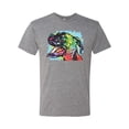 thumbnail image 2 of Cute Rainbow Neon Doberman Dog Lover Mens Premium Tri Blend T-Shirt, Premium Heather, Medium, 2 of 3
