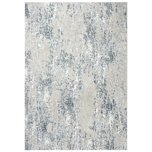 Rizzy Rugs Chelsea Area Rug CHS110 Ceam/Gray Shaded Faded 5' 3" x 7' 6" Rectangle
