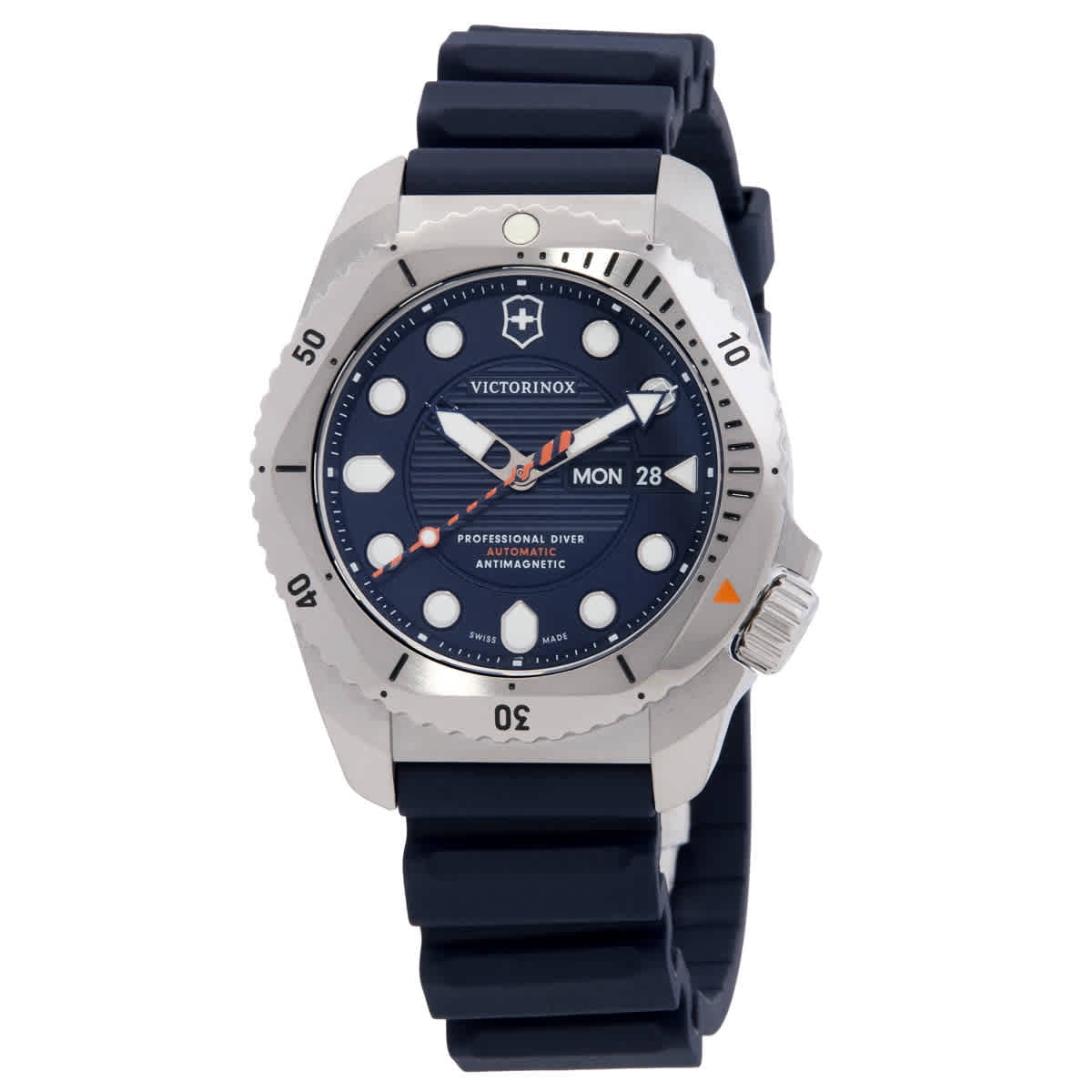 Victorinox Men's Swiss Army 241598 Airboss Silver Dial Brown