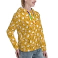 thumbnail image 6 of Xecao Daisies Flowers Pattern Hoodies for Women Sweatshirts Long Sleeve Sweatshirts Pullover Outfits with Pocket-Medium, 6 of 7