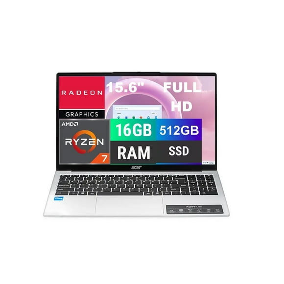 Laptop Acer Aspire Lite AMD Ryzen 7 16GB 512GB SSD