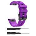 thumbnail image 2 of Gwong Electrónica Banda de correa de reloj de silicona de reemplazo de 26 mm para Garmin Fenix ​​6 Pro 5x Puls 3 HR, 2 of 7
