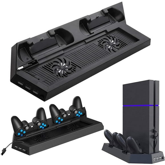 Chargeur de Manette PS4, Station d'Accueil de Charge Support Chargeur Double USB