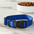 thumbnail image 2 of Vibrant Life Solid Polyester Adjustable Dog Collar, Blue, Large, 2 of 6