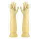 thumbnail image 2 of 3x Guantes de Limpieza para Lavar Platos Alargados de 45 Cm para El Hogar, Impermeables, Suaves, Antideslizantes, Fáciles de Usar, Prácticos Guantes D 3 piezas, 2 of 8