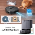 thumbnail image 2 of Paquete de 12 piezas de repuesto, bolsas para polvo y mopas para aspiradoras robot eufy X10 Pro Omni, accesorios, estación de vaciado automático, 6 bolsas para polvo y 6 mopas., 2 of 5