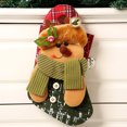 thumbnail image 4 of Fiudx Liquidación De Navidad Decoraciones Navideñas Colgante De Papá Noel Bolsa De Regalo De Calcetín Navideño Bolsa De Dulces Para Árbol De Navidad, 4 of 5