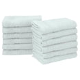 thumbnail image 1 of Superior EF-FACE AM Eco-Friendly 100 Percent Ringspun Cotton Face Towel Set - Aqua Marine, 12 Pieces, 1 of 1