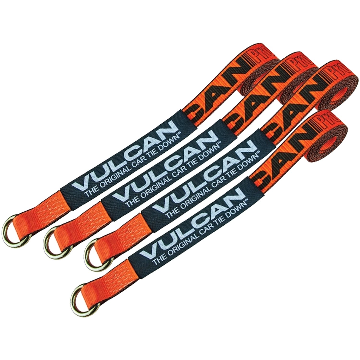 VULCAN Exotic Car Rim Tie Down Set 2 Inch x 144 Inch 4 Straps