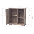 thumbnail image 3 of InRoom Furniture C6093 Accent Cabinet, Oak, 3 of 5