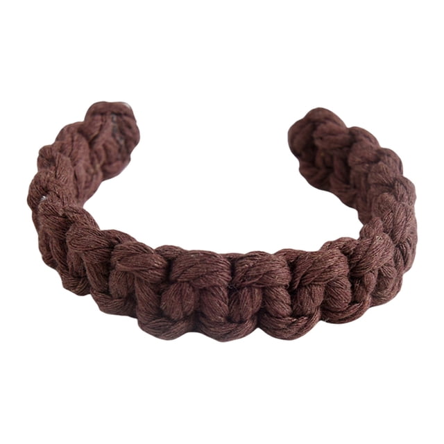 Dvruxg Cotton Rope Curtain Tiebacks Farmhouse Rustic Style Decorative Drape Tie Backs Handmade Braided Curtain Holdbacks for Home & Office Sheer/Light Weight Drapery