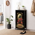 thumbnail image 6 of Magic Mushroom Dresser for Bedroom with 4 Storage Drawers Mystical Mushroom Vibrant Colors Ethereal Glow Dressers Chest of Drawers Steel Framed Fabric Closet Organizers for Kids Dorm Entryway, 6 of 8