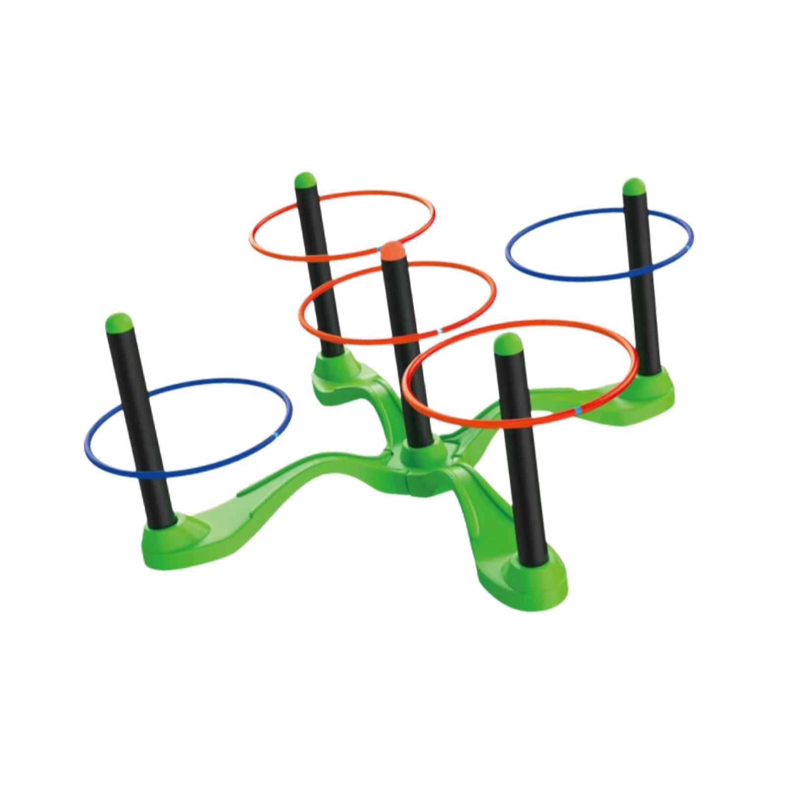 Wswqop Throwing Rings Game Set Ring Tossing Playset Interactive Sport Activity Fun Yard