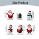 thumbnail image 3 of ¡Oferta especial! Adornos navideños Poaug en liquidación Figuras de Papá Noel en miniatura Decoraciones de escritorio Muñeco de Papá Noel pequeño Decoraciones para casa de muñecas en jardín de hadas, 3 of 7