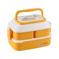 thumbnail image 4 of DOLITY Children Lunch Box Lightweight Food Containers for Fishing Dining Out Office Yellow, 4 of 7
