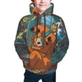 thumbnail image 5 of Lsque Scooby-Doo Patten Youth Hoodie Sweatshirt Pullover with Kangaroo Pocket Boys and Girls Hoodie Warm Hoodie for Kids, 5 of 8