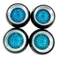 thumbnail image 1 of RC Wheel Rim Tires Rc Tires for Wltoys K969 Scale Hobby Model Car K989 P929 1/28 Scale Buggy Hobby Blue, 1 of 4