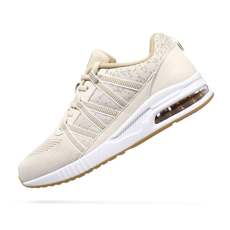 Mens Athletic Shoes Khaki Breathable Workout Gym Tennis  display picture 2