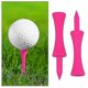 thumbnail image 2 of Tees de golf con diseño de castillo de color rosa brillante, 100 unidades, color rosa, 2 of 4